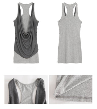 gray fake two-piece