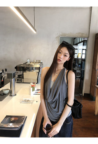 gray fake two-piece
