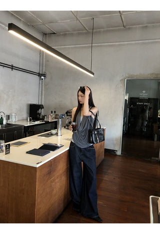 gray fake two-piece