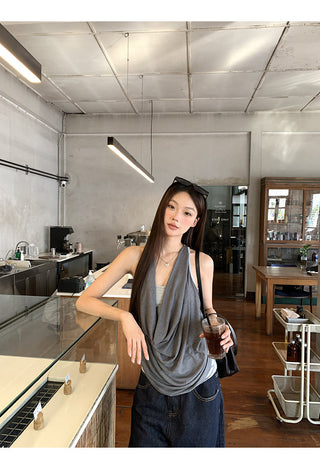 gray fake two-piece
