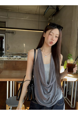 gray fake two-piece
