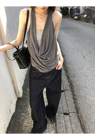 gray fake two-piece