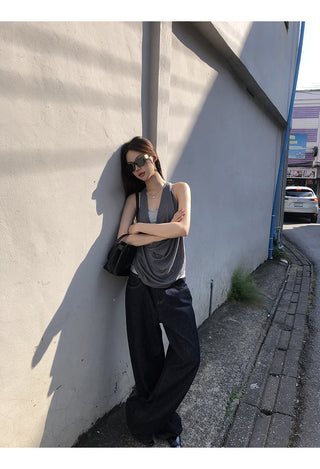 gray fake two-piece