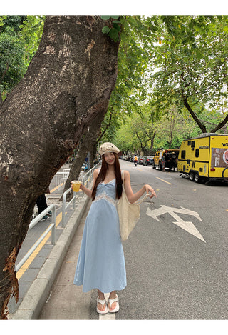 blue plaid dress 01