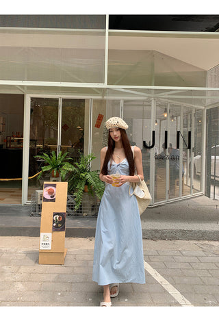 blue plaid dress 01