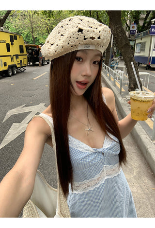 blue plaid dress 01