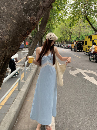 blue plaid dress 01
