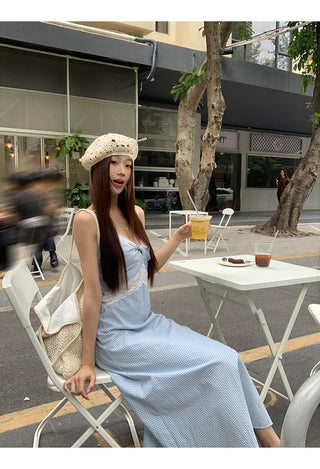 blue plaid dress 01