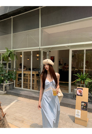 blue plaid dress 01