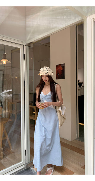 blue plaid dress 01