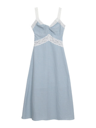 blue plaid dress 01