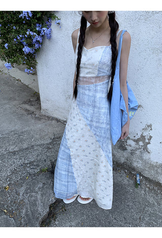 floral A-line dress