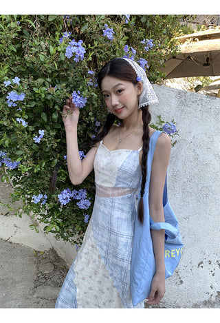floral A-line dress