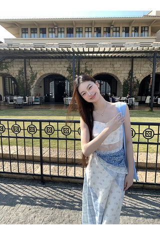 floral A-line dress