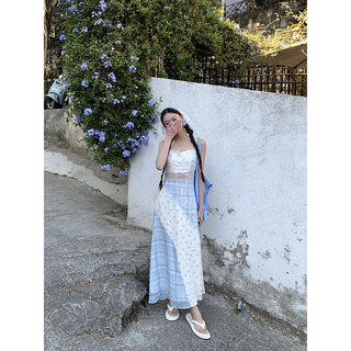 floral A-line dress