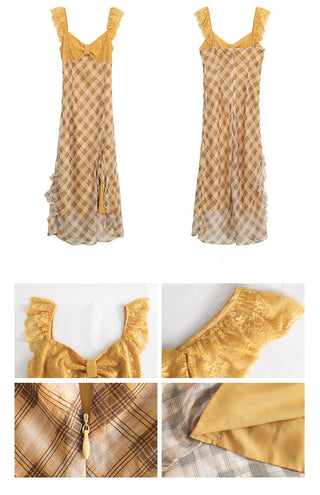 yellow sexy dress