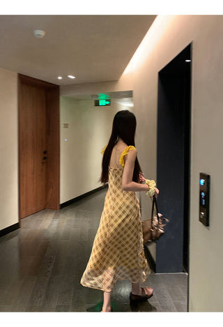 yellow sexy dress
