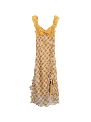 yellow sexy dress