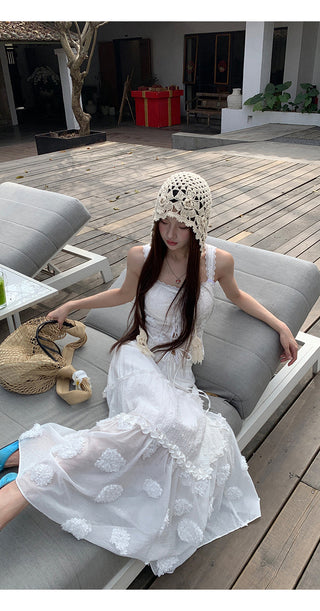 white cake dress