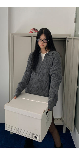 gray sweater shorts set