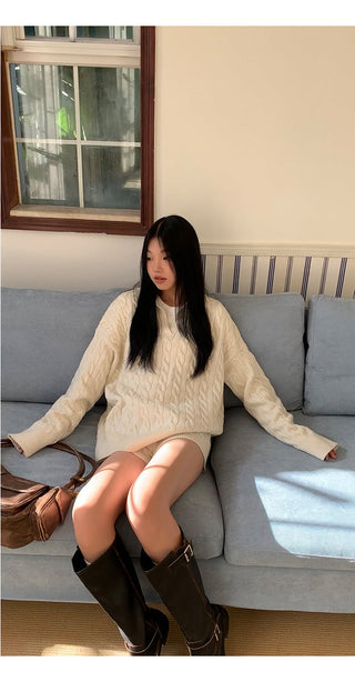 gray sweater shorts set