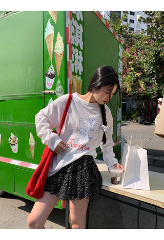 white long blouse