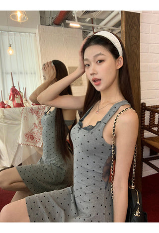 polka dot skirt