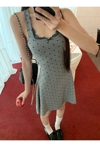 polka dot skirt