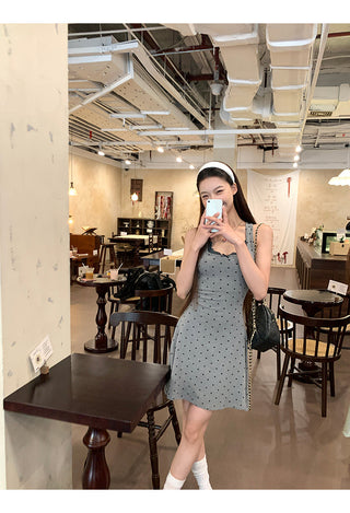 polka dot skirt