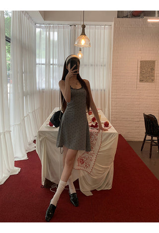 polka dot skirt
