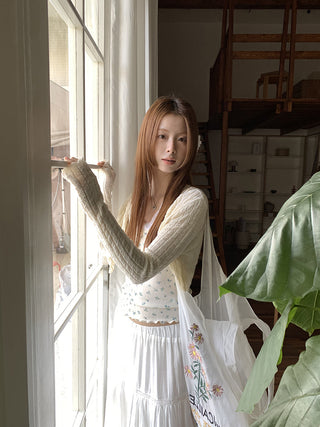 unique knit cardigan