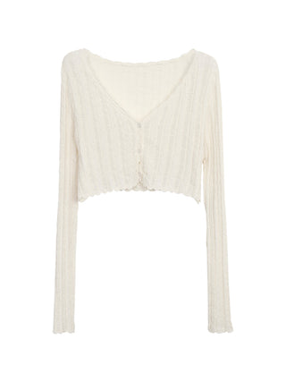unique knit cardigan