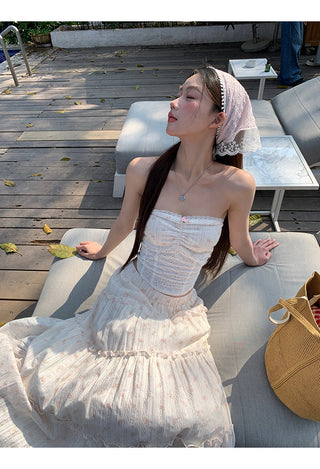 white tube set