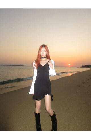 white sun cardigan tops