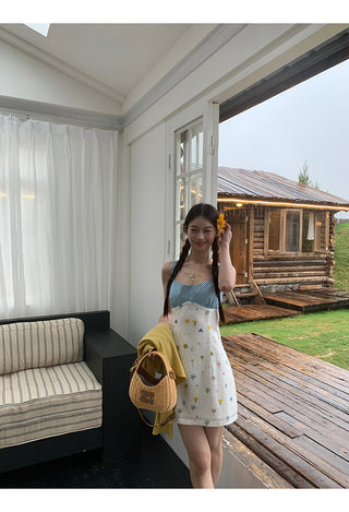 floral petite sling dress