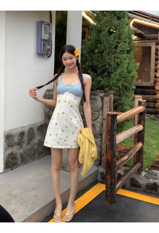 floral petite sling dress