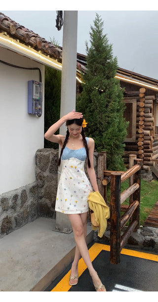 floral petite sling dress