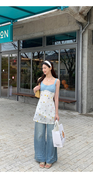 floral petite sling dress