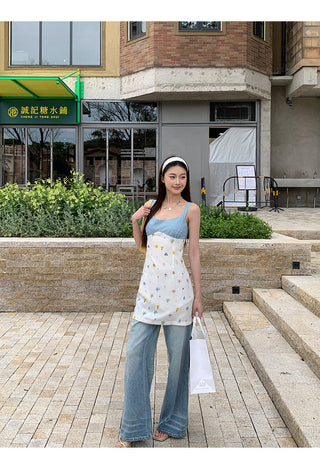floral petite sling dress