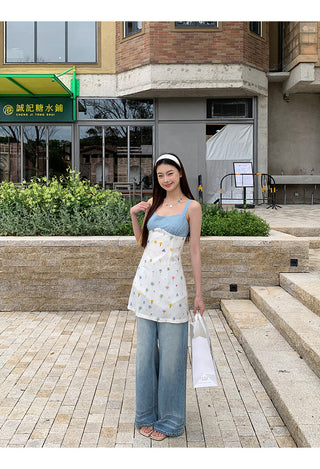floral petite sling dress