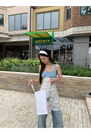 floral petite sling dress