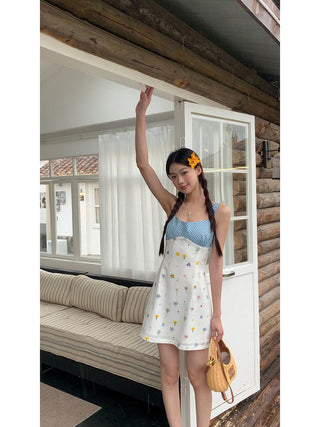 floral petite sling dress