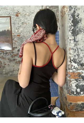 black knitted dress