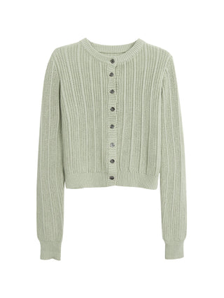 green Korean cardigan