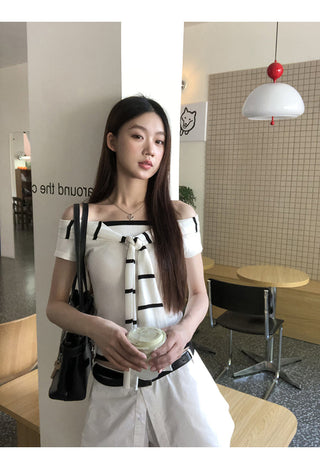 white sheath skirt