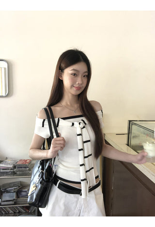 white sheath skirt