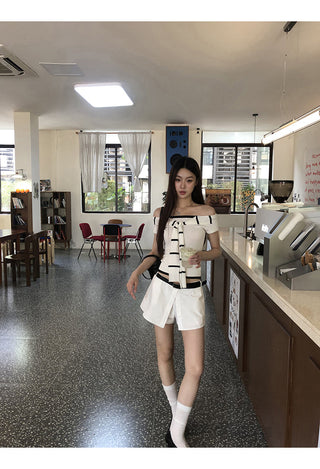 white sheath skirt