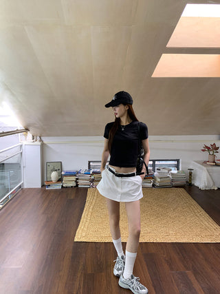 white sheath skirt