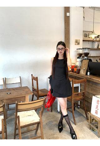 black Hepburn dress