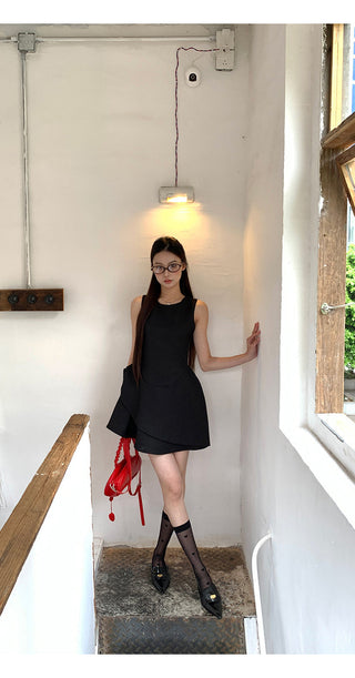 black Hepburn dress